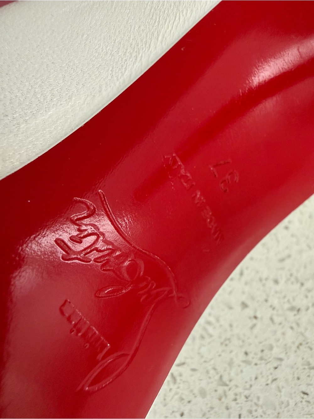 Christian Louboutin Miss Z Pointed Toe pump EU 37 US 7 - Picture 13 of 13